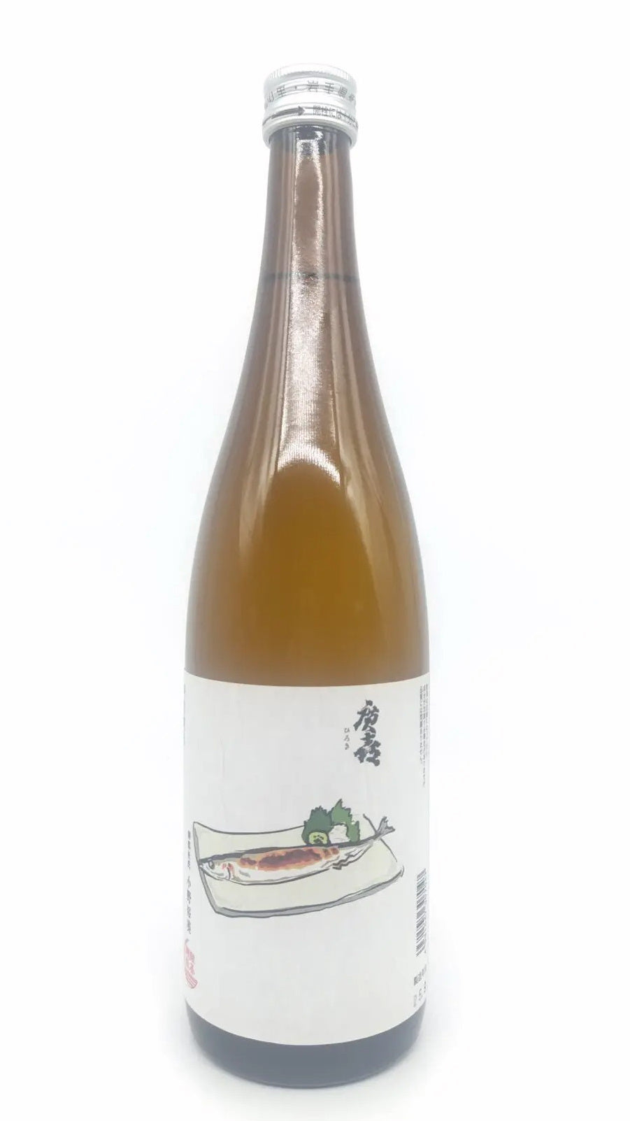 日本酒 廣喜 特別純米 秋刀魚標籤 720ml 【岩手縣 紫波酒造店】