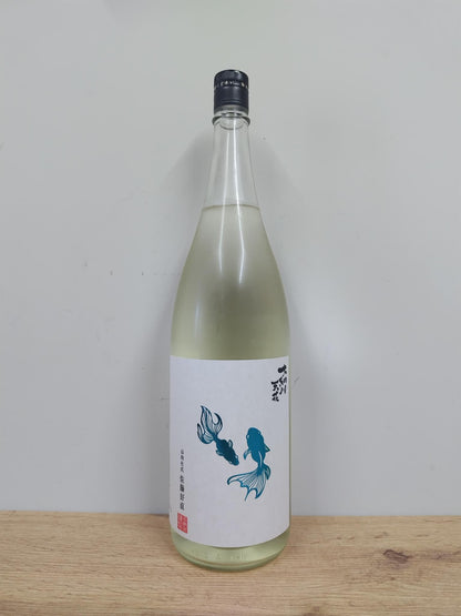 日本酒 大納川 天花 純米吟釀 無濾過原酒 金魚標籤 1800ml【秋田縣 大納川酒藏】
