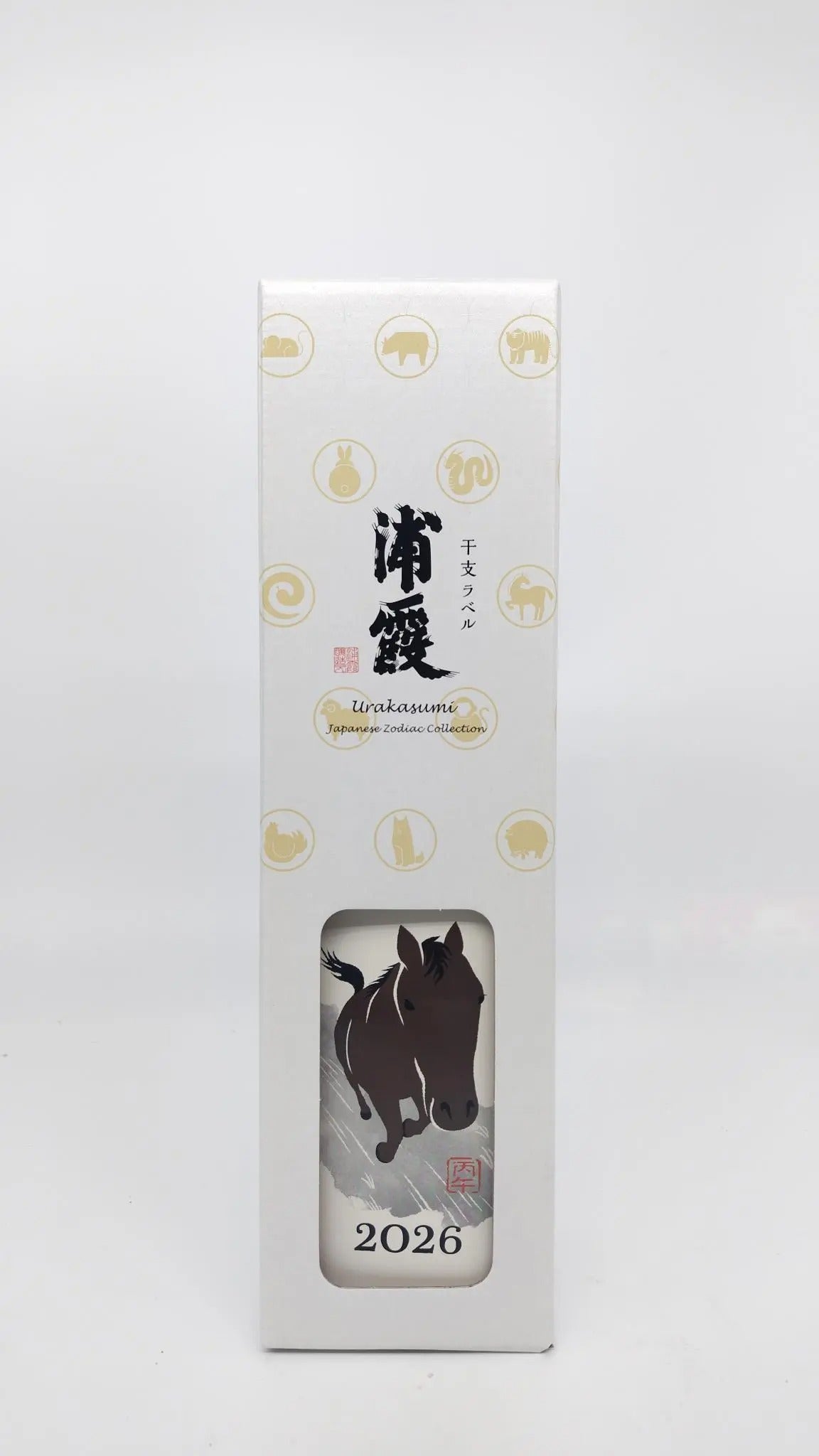 Sake Uragasumi Zodiac Label – Hinoe-Uma – Junmai Daiginjo 720ml (Box Included) 【Saura Corporation, Miyagi Prefecture】