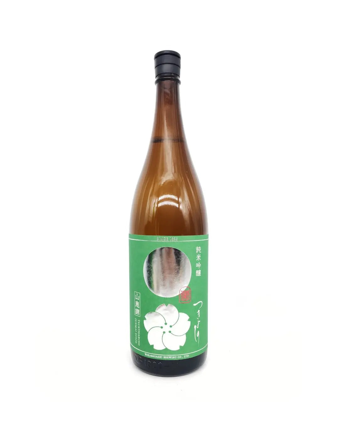 日本酒 月吉野 綠 山惠錦 1800ml【長野縣 若林釀造】