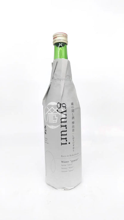 Sake Kura no Kakushi-zake Junmai Ginjo “gyururi” Nama-zake 【Rokkosen Brewery ,Yamagata Prefecture】