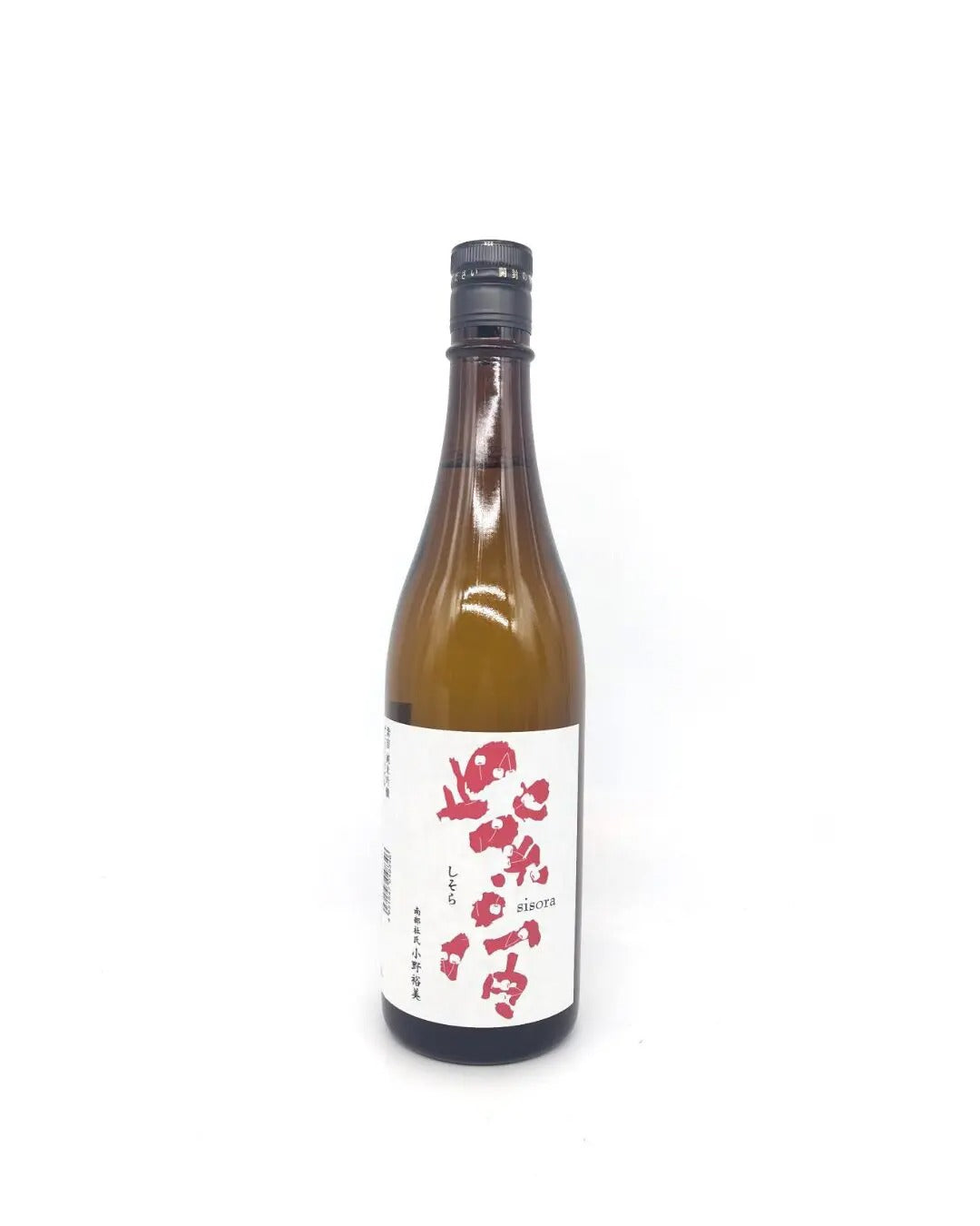 Sake Shisora Junmai Ginjo “Cherry Label” (Pasteurized) 720ml【Iwate Prefecture, Shiwa Shuzōten】