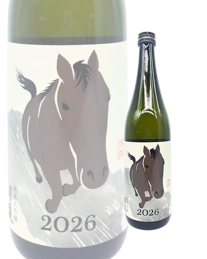 Sake Uragasumi Zodiac Label – Hinoe-Uma – Junmai Daiginjo 720ml (Box Included) 【Saura Corporation, Miyagi Prefecture】