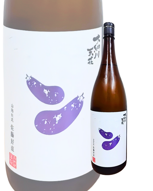 日本酒 大納川天花 純米吟醸 無濾過原酒 茄子ラベル 秋酒 1800ml 【秋田県　大納川】